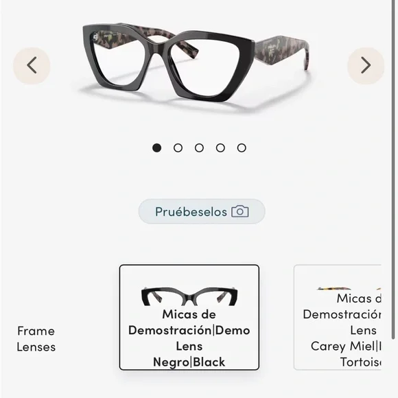 Prada Black and Camouflage Women's Glasses - Picture 4 of 4